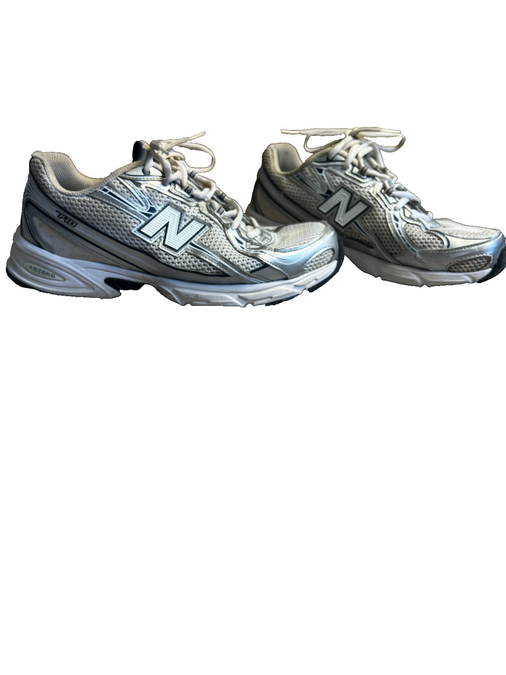 New Balance 740v2 Navy White Shadow Gray Men's 9 Running Sneakers Gym Mesh Retro